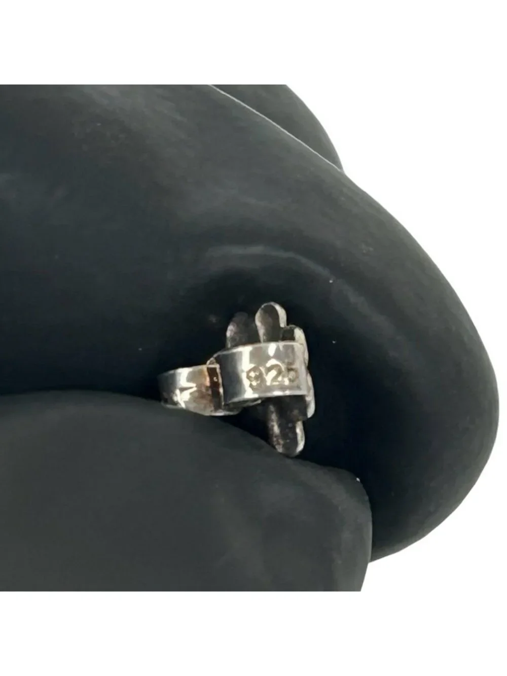 Tiffany & Co Vintage Torque Hoop Earrings 925 Sterling Silver Accessory Sally